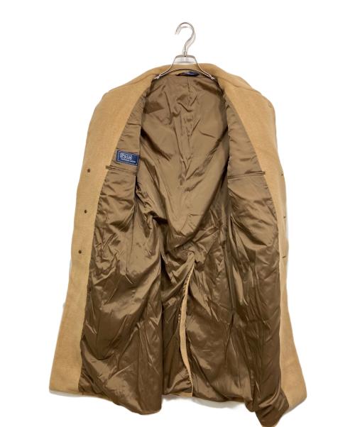 POLO RALPH LAUREN（ポロ・ラルフローレン）POLO RALPH LAUREN (ポロ・ラルフローレン) ウールチェスター比翼コート ベージュ サイズ:A6(M)の古着・服飾アイテム