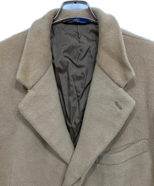 POLO RALPH LAUREN（ポロ・ラルフローレン）POLO RALPH LAUREN (ポロ・ラルフローレン) ウールチェスター比翼コート ベージュ サイズ:A6(M)の古着・服飾アイテム