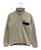 Patagoniaパタゴニア）の古着「ライトウェイト・シンチラ・スナップT・プルオーバー」｜アイボリー