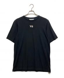 Y-3（ワイスリー）の古着「20th anniversary センターロゴTシャツ」｜ブラック