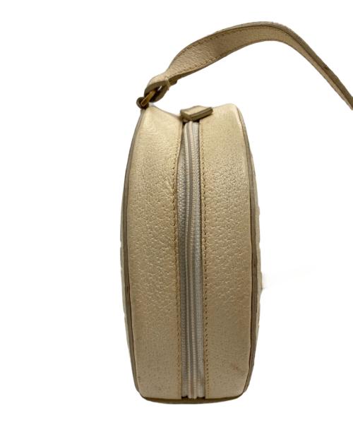 BVLGARI（ブルガリ）BVLGARI (ブルガリ) ヨーヨーショルダーバッグ アイボリーの古着・服飾アイテム