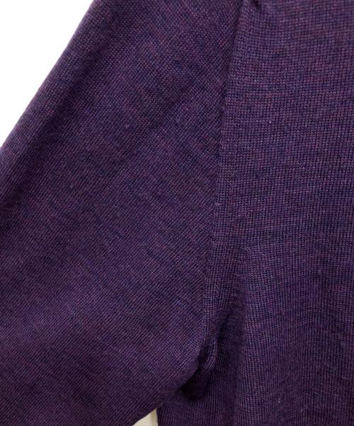 Vivienne Westwood man（ヴィヴィアン ウェストウッド マン）Vivienne Westwood man (ヴィヴィアン ウェストウッド マン) オーブ刺繍ウールカーディガン パープル サイズ:46の古着・服飾アイテム