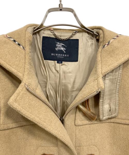 BURBERRY LONDON（バーバリーロンドン）BURBERRY LONDON (バーバリーロンドン) ウールダッフルコート ベージュ サイズ:40の古着・服飾アイテム