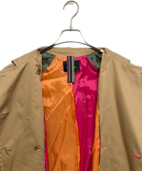 PS Paul Smith（ＰＳポールスミス）PS Paul Smith (ＰＳポールスミス) ロングトレンチコート ベージュ サイズ:42の古着・服飾アイテム