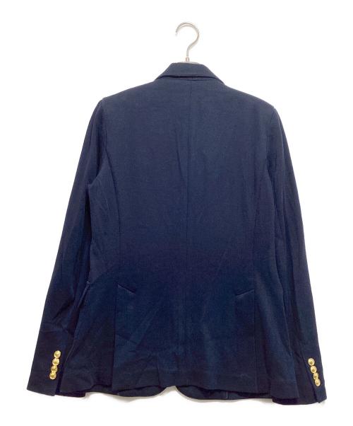 POLO RALPH LAUREN（ポロ・ラルフローレン）POLO RALPH LAUREN (ポロ・ラルフローレン) イニシャルロゴ刺繍ブレザー ネイビー サイズ:８の古着・服飾アイテム