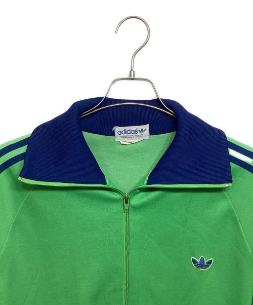 adidas（アディダス）adidas (アディダス) トラックジャケット グリーン サイズ:5号の古着・服飾アイテム