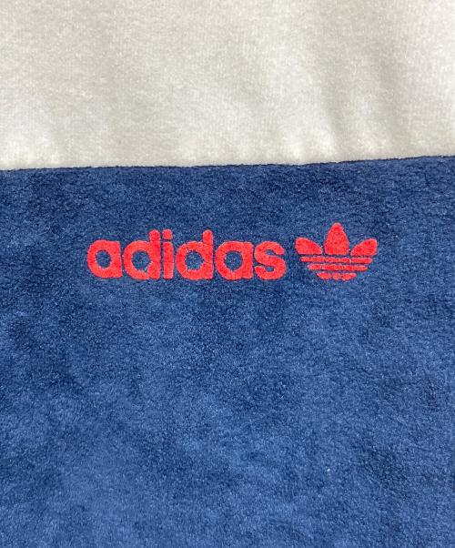 adidas（アディダス）adidas (アディダス) ベロアトラックジャケット ネイビー サイズ:Mの古着・服飾アイテム