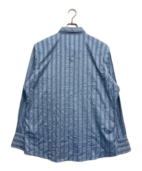 Wrangler（ラングラー）Wrangler (ラングラー) OLDウエスタンシャツ ブルー サイズ:XLの古着・服飾アイテム