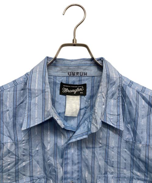 Wrangler（ラングラー）Wrangler (ラングラー) OLDウエスタンシャツ ブルー サイズ:XLの古着・服飾アイテム