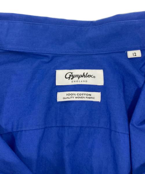 Gymphlex（ジムフレックス）Gymphlex (ジムフレックス) ノースリーブ B.D.シャツドレス/GY-B0246 ネイビー サイズ:12 未使用品の古着・服飾アイテム