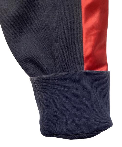 MONCLER GAMME BLEU（モンクレール ガム ブルー）MONCLER GAMME BLEU (モンクレール ガム ブルー) サイドラインブルゾン ブラック×レッド サイズ:Mの古着・服飾アイテム
