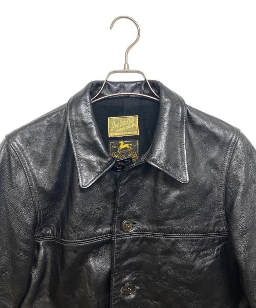 Joe McCOY（ジョーマッコイ）Joe McCOY (ジョーマッコイ) レザーカーコート ブラック サイズ:38の古着・服飾アイテム