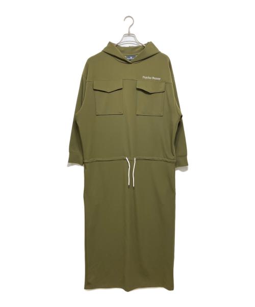 Psycho Bunny（サイコ バニー）Psycho Bunny (サイコ バニー) パーカーワンピース オリーブ サイズ:Freeの古着・服飾アイテム