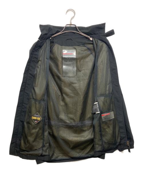 PRADA SPORTS（プラダスポーツ）PRADA SPORTS (プラダスポーツ) フード付ナイロンジャケット ブラック サイズ:44の古着・服飾アイテム