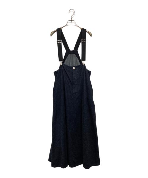 nest Robe（ネストローブ）nest Robe (ネストローブ) デニム サスペンダーデッキスカート インディゴ サイズ:Fの古着・服飾アイテム