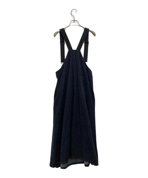 nest Robe（ネストローブ）nest Robe (ネストローブ) デニム サスペンダーデッキスカート インディゴ サイズ:Fの古着・服飾アイテム