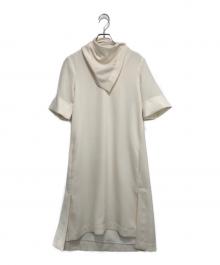 3.1 phillip lim（スリーワンフィリップリム）の古着「スカーフネックショートスリーブワンピースワンピース」｜ホワイト