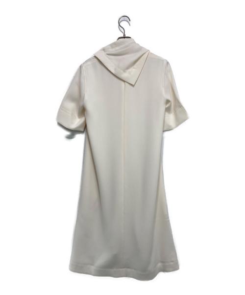 3.1 phillip lim（スリーワンフィリップリム）3.1 phillip lim (スリーワンフィリップリム) スカーフネックショートスリーブワンピースワンピース ホワイトの古着・服飾アイテム