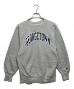 Champion REVERSE WEAVEチャンピオン リバース ウィーブ）の古着「カレッジプリントスウェット」｜グレー