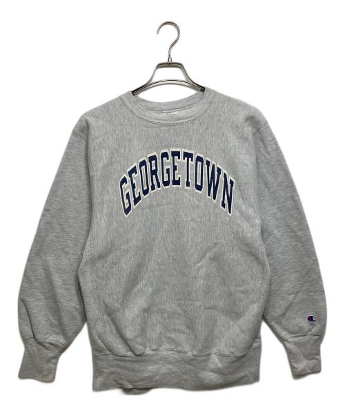 Champion REVERSE WEAVE（チャンピオン リバース ウィーブ）Champion REVERSE WEAVE (チャンピオン リバース ウィーブ) カレッジプリントスウェット グレー サイズ:LARGEの古着・服飾アイテム