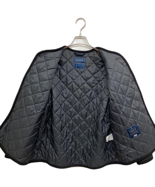 LAVENHAM（ラベンハム）LAVENHAM (ラベンハム) タータンチェック キルティングジャケット グリーン×レッド サイズ:36の古着・服飾アイテム