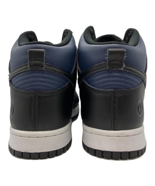 NIKE（ナイキ）NIKE (ナイキ) FRAGMENT DESIGN (フラグメントデザイン) ダンク ハイ ネイビー×ブラック サイズ:27の古着・服飾アイテム