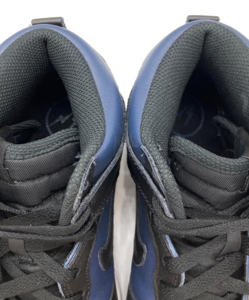 NIKE（ナイキ）NIKE (ナイキ) FRAGMENT DESIGN (フラグメントデザイン) ダンク ハイ ネイビー×ブラック サイズ:27の古着・服飾アイテム