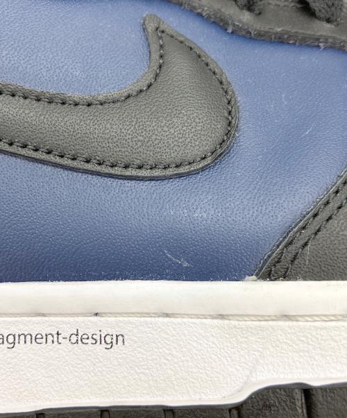 NIKE（ナイキ）NIKE (ナイキ) FRAGMENT DESIGN (フラグメントデザイン) ダンク ハイ ネイビー×ブラック サイズ:27の古着・服飾アイテム