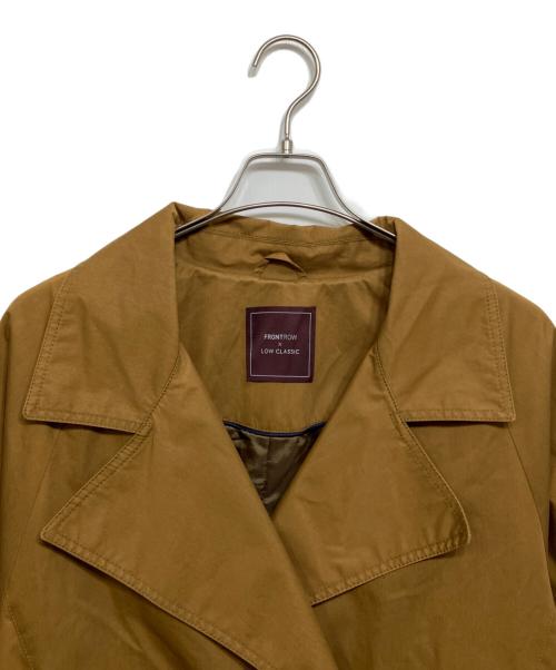 FRONTROW（フロントロウ）FRONTROW (フロントロウ) LOW CLASSIC (ロウクラシック) Soviet Trench Coat ブラウン サイズ:Mの古着・服飾アイテム