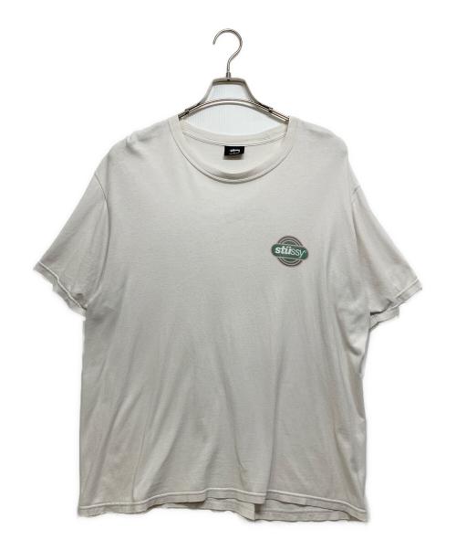 stussy（ステューシー）stussy (ステューシー) プリントTシャツ ホワイト サイズ:Ｌの古着・服飾アイテム