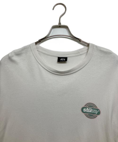 stussy（ステューシー）stussy (ステューシー) プリントTシャツ ホワイト サイズ:Ｌの古着・服飾アイテム