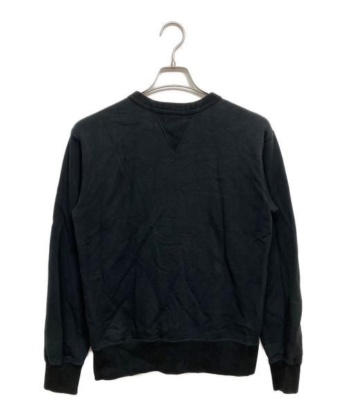 MOMOTARO JEANS（桃太郎ジーンズ）MOMOTARO JEANS (桃太郎ジーンズ) GTBデニムポケットスウェット ブラック サイズ:Mの古着・服飾アイテム