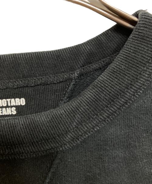 MOMOTARO JEANS（桃太郎ジーンズ）MOMOTARO JEANS (桃太郎ジーンズ) GTBデニムポケットスウェット ブラック サイズ:Mの古着・服飾アイテム