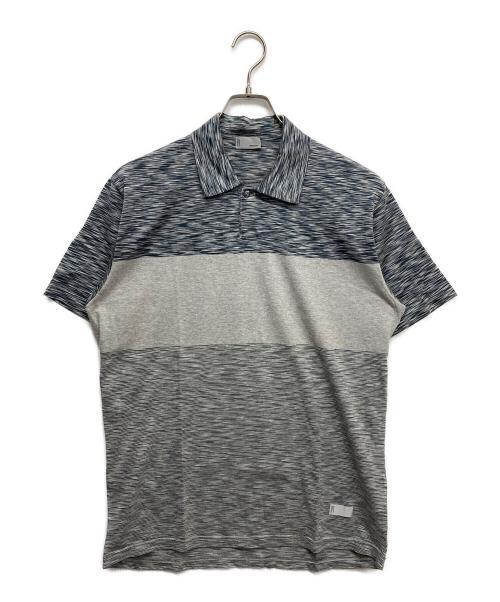 missoni（ミッソーニ）MISSONI (ミッソーニ) ポロシャツ グレー サイズ:Lの古着・服飾アイテム