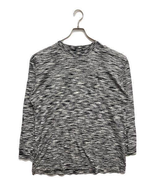 missoni（ミッソーニ）MISSONI (ミッソーニ) L/S総柄カットソー グレー サイズ:Lの古着・服飾アイテム