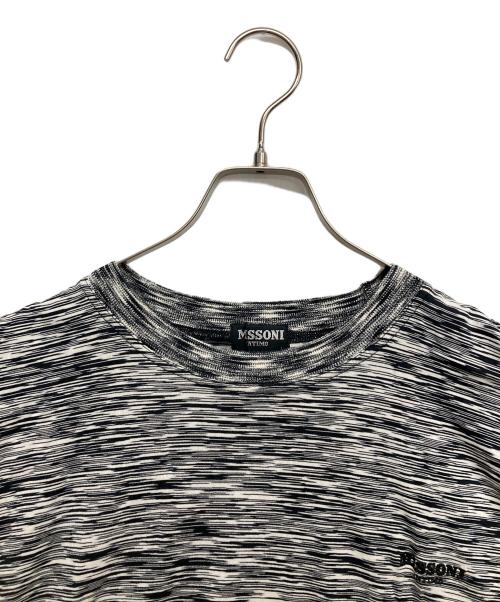 missoni（ミッソーニ）MISSONI (ミッソーニ) L/S総柄カットソー グレー サイズ:Lの古着・服飾アイテム