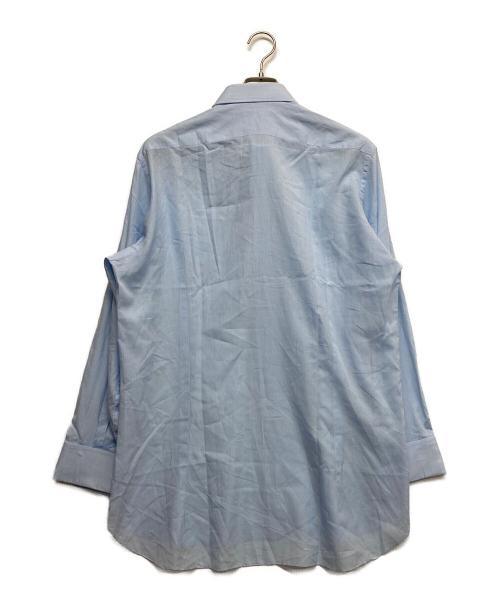 BATTISTONI（バッティストーニ）BATTISTONI (バッティストーニ) ワイドカラーシャツ ブルー サイズ:不明の古着・服飾アイテム