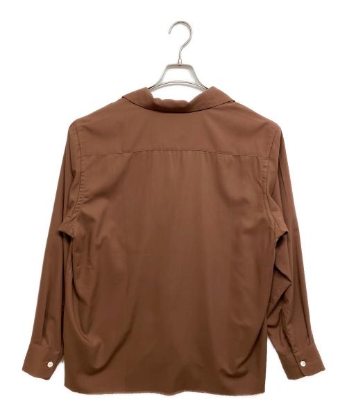Needles（ニードルズ）Needles (ニードルズ) Cut-off Bottom One-Up Shirt - Pe/R Twill ブラウン サイズ:Mの古着・服飾アイテム