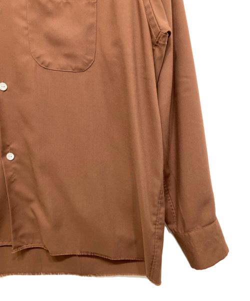 Needles（ニードルズ）Needles (ニードルズ) Cut-off Bottom One-Up Shirt - Pe/R Twill ブラウン サイズ:Mの古着・服飾アイテム