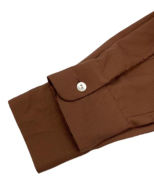 Needles（ニードルズ）Needles (ニードルズ) Cut-off Bottom One-Up Shirt - Pe/R Twill ブラウン サイズ:Mの古着・服飾アイテム