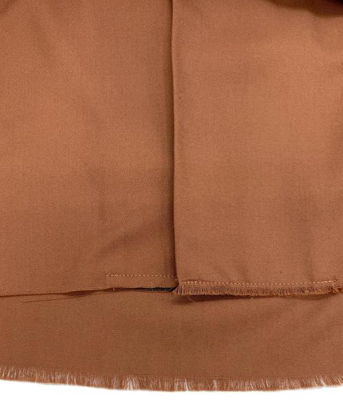 Needles（ニードルズ）Needles (ニードルズ) Cut-off Bottom One-Up Shirt - Pe/R Twill ブラウン サイズ:Mの古着・服飾アイテム