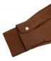 中古・古着 Needles (ニードルズ) Cut-off Bottom One-Up Shirt - Pe/R Twill ブラウン サイズ:M：10000円