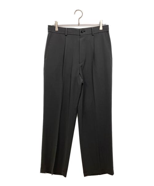 N.HOOLYWOOD（エヌ ハリウッド）N.HOOLYWOOD (エヌ ハリウッド) 1TUCK TROUSERS チャコールグレー サイズ:38の古着・服飾アイテム