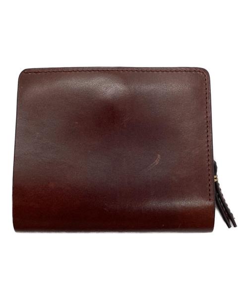 SLOW（スロウ）SLOW (スロウ) round short wallet レッドブラウンの古着・服飾アイテム