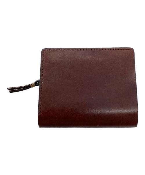 SLOW（スロウ）SLOW (スロウ) round short wallet レッドブラウンの古着・服飾アイテム