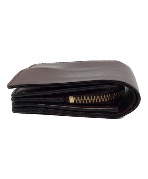 SLOW（スロウ）SLOW (スロウ) round short wallet レッドブラウンの古着・服飾アイテム