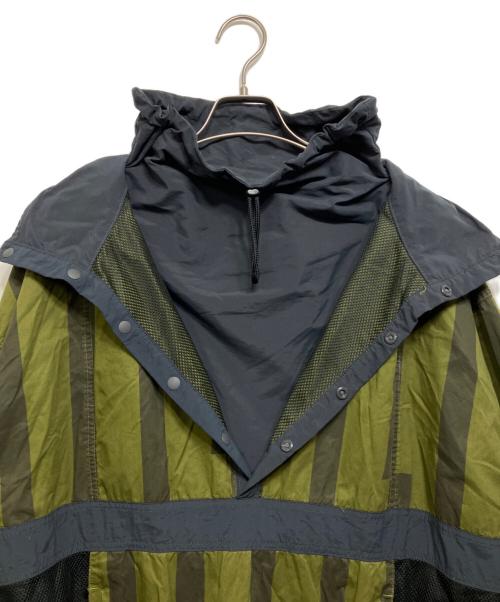 C.E（シーイー）C.E (シーイー) MISALIGNED PULLOVER JACKET グリーン サイズ:Ｌの古着・服飾アイテム