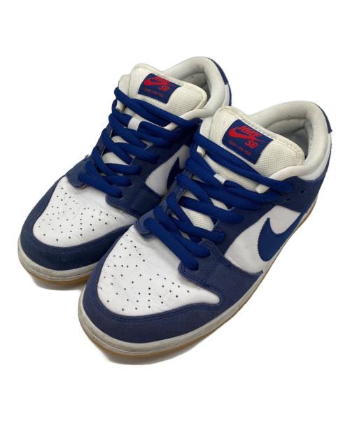 NIKE SB（ナイキエスビー）NIKE SB (ナイキエスビー) ダンク ロー ホワイト×ブルー サイズ:27の古着・服飾アイテム