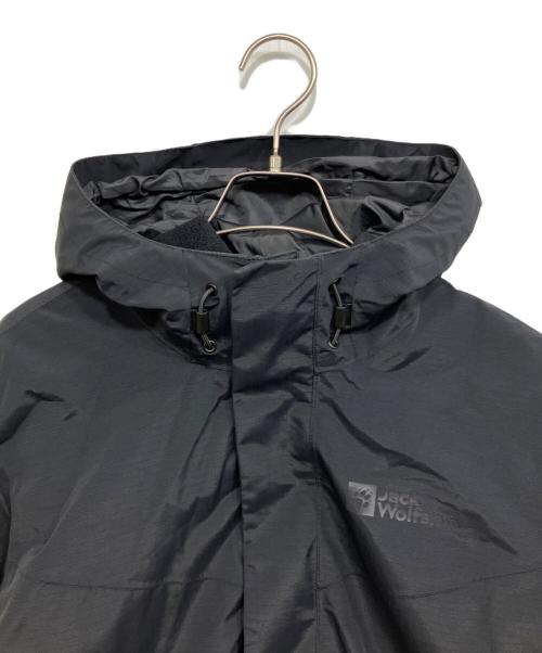 Jack Wolfskin（ジャック ウルフスキン）Jack Wolfskin (ジャック ウルフスキン) ライナー付3IN1 ジャケット ブラック サイズ:Mの古着・服飾アイテム