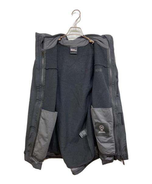 Jack Wolfskin（ジャック ウルフスキン）Jack Wolfskin (ジャック ウルフスキン) ライナー付3IN1 ジャケット ブラック サイズ:Mの古着・服飾アイテム